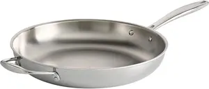 Сковорода большая Tramontina Signature, 32 см, серебряный