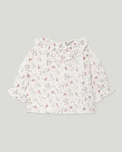 Детская рубашка с воротником-стойкой и длинным рукавом Coconut El Corte Inglés, розовый