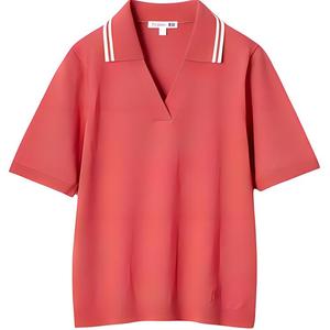 Jw Anderson X Jw Anderson Совместная коллекция Поло футболка Женская Красная UNIQLO