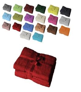 Комплект полотенец для сауны, 2 шт., 80 х 200 см, терракота. Südseetraum, красный