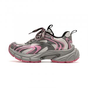 Кроссовки Mule Donkey Chunky Sneakers Unisex Mid-top, белый/серебряный