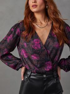 Milan Kiss Блузка фиолетового цвета
