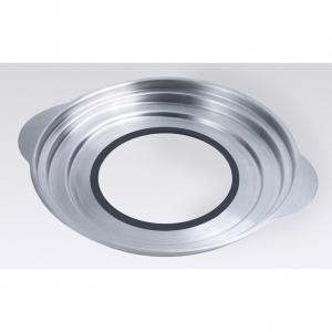 GSD БЫТОВАЯ ТЕХНИКА Подставка под кастрюлю для протирочной машины и кастрюль диаметром 20, 24 и 26 см Gsd Haushaltsgeräte, Edelstahlfarben