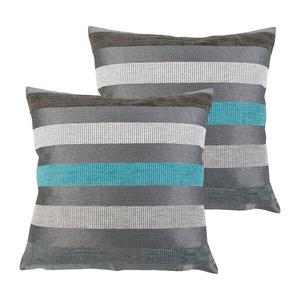 Наволочка Gözze Griffin (2 шт), 40 см цвет grau/türkis