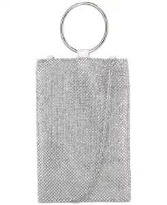Сумка-кошелек Molyy с пайетками для вечеринок I.N.C. International Concepts, серебряный