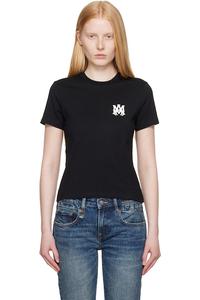 Футболка с логотипом Ma core Amiri, черный