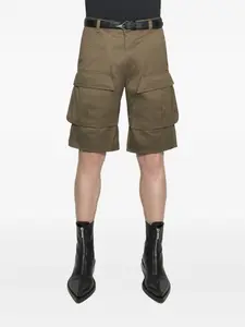 Шорты-карго с пряжками на ремешках Mugler