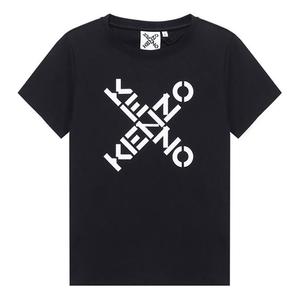 Футболка KENZO SS21 Big X Pattern Round Neck Short Sleeve Black, черный