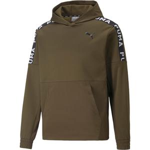 Толстовка с капюшоном Fit pwrfleece Puma, зеленый