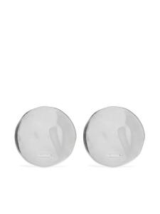 Диск-деталь серьги Jil Sander, серебряный