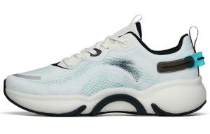 Кроссовки мужские с низким верхом цвета слоновой кости/флуоресцентный аквамарин/черный Anta