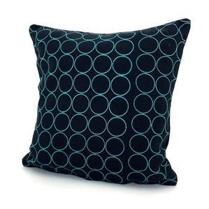 Чехол на диванную подушку, декоративная подушка, дизайн подушки, замшевый шнур, декоративная подушка типа 256, 45x45 см D2 - черный heimtexland