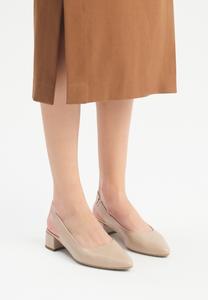 Мюли на каблуке RYŁKO, бежевый