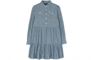 Polo Ralph Lauren Детское платье Kids' Apparel FW23 Blue Kids'