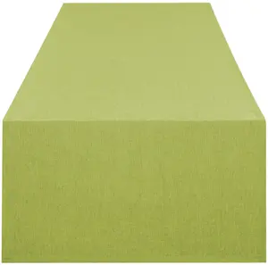 Настольная дорожка Delindo Lifestyle "VIENNA", устойчивая к загрязнениям, легкая в уходе, 180 г/м² 140х40 см, зеленый