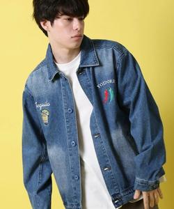 Джинсовая куртка YOIDORE/Drunken Tequila (мужская) Select Brands, цвет Light Indigo