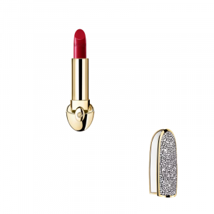 Помада с сатиновым блеском и драгоценными камнями Рождественский подарок, подарок на день рождения для девушки или лучшей подруги Guerlain, #520 vintage темный красный
