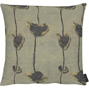 Декоративная подушка Perla без наполнителя, 1 штука Apelt, Grau/anthrazit/beige + geblümt