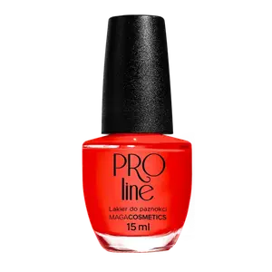 Лак для ногтей 031 непрозрачный неоновый оранжевый, 15 мл Maga Cosmetics Proline, цвет 031