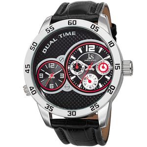 JS97 Повседневные часы в круглом корпусе Joshua&Sons, серебро