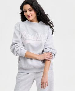 Детская толстовка оверсайз с высоким воротником Madden Girl, Heather Grey Brooklyn