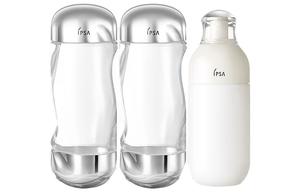 IPSA Набор для ухода за кожей golden sand self control emulsion: увлажняющий, освежающий, восстанавливающий, набор из 3 штук