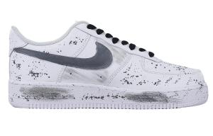 Кроссовки Nike Air Force 1 Skateboarding Shoes Unisex Low-top Gray, белый/серый