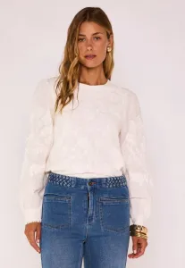 Блузка debby с вышивкой Maison 123, Ecru
