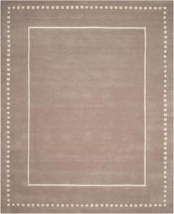 Ковер SAFAVIEH, 305 x 427 см, Bella Collection, Beige & Ivory, ручной работы с точечным бордюром из шерсти, идеален для помещений с высокой проходимостью в гостиной, спальне (BEL151J)