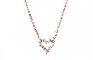 TIFFANY & CO. 18-каратное розовое золото ожерелье женское