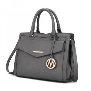 Сумка-портфель Alyssa из веганской кожи для женщин MKF Collection By Mia K., цвет charcoal
