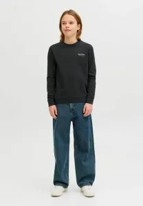 Свитшот с графическим принтом jjearchive и круглым вырезом Jack & Jones Junior, Black