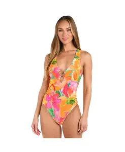 Женский купальник UTOPIA V PLUNGE ONE PIECE Sunshine 79, мультиколор