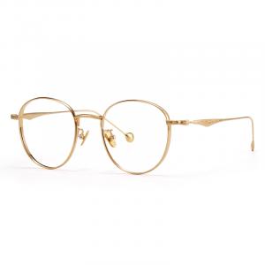 Оправы для очков из титанового сплава Unisex ELLE, el7001 a60 черный золото