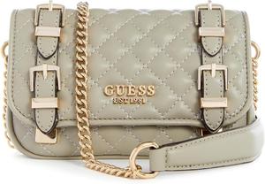 GUESS женская мини-сумка Adam через плечо с клапаном, Taupe