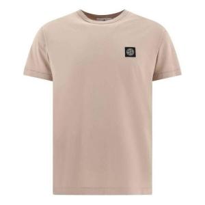 Футболка logo patch t-shirt 'dove grey' Stone Island, серый