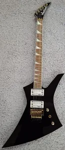 Электрогитара Jackson серии X, модель Kelly KEX, глянцевый черный цвет, грифа Laurel