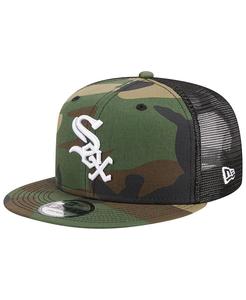 Мужская камуфляжная кепка Chicago White Sox Woodland Camo Trucker 9FIFTY Snapback New Era
