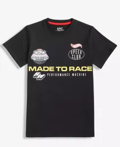 Мальчиковая футболка Hot Wheels с длинным рукавом Epic Threads, черный