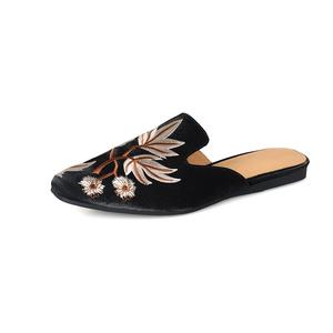 Echo&yolo Женские бесшумные закрытые тапочки с устойчивостью к истиранию черные, цвет Black