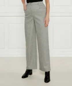 Брюки из тафланы Flare fit Boss Orange, серый