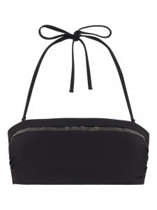 Лиф бикини Brunello Cucinelli Monili с цепочкой, черный