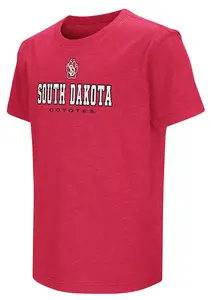 Красная футболка Colosseum Youth South Dakota Coyotes