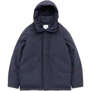 Куртка с капюшоном и карманами Nanamica, синий
