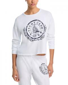 AQUA Tessa Yacht Club Свитшот - Эксклюзив AQUA, белый