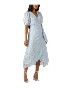 Мини-Платье с цветочным узором Freebird, синий