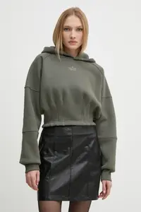 Толстовка Alpha Industries, зеленый