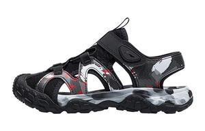 Детские сандалии Sports Life Collection GS, черный/огненно-красный камуфляж Lining Young, черный