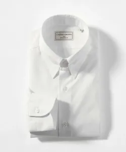 Рубашка из мягкой ткани AG с отложным воротником, не требующая особого ухода, обладает антибактериальными и дезодорирующими свойствами United Arrows, цвет White