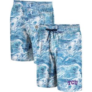 Мужские шорты для плавания Colosseum Blue TCU Horned Frogs Realtree Aspect Ohana
